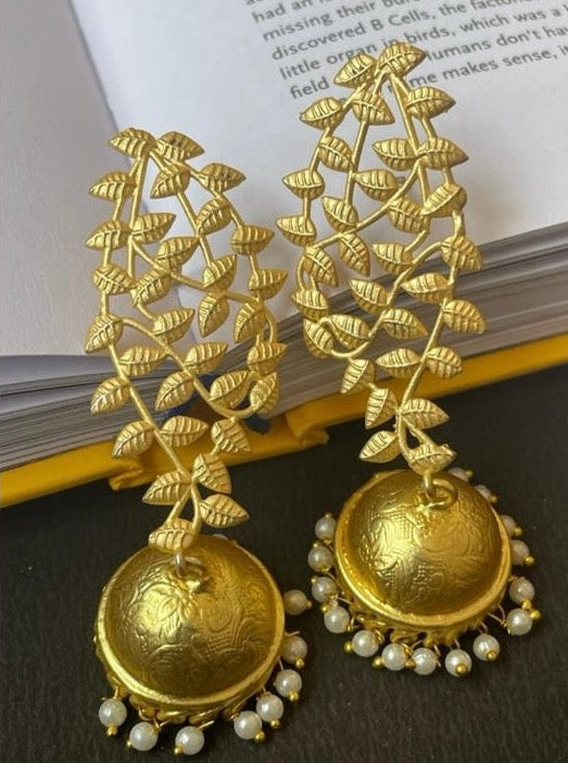 GOLDEN JHUMKIS