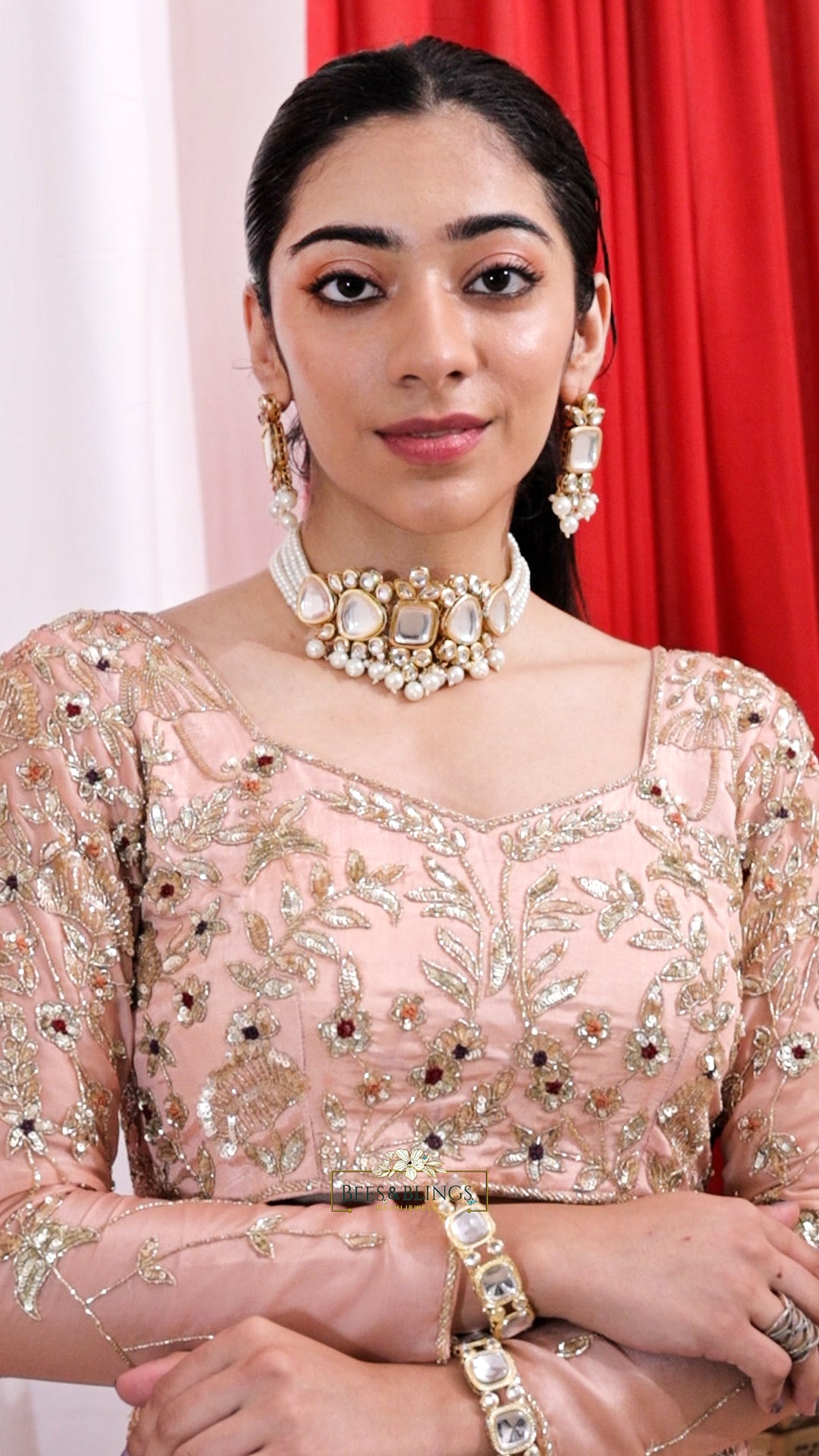 White-choker-kundan-necklace