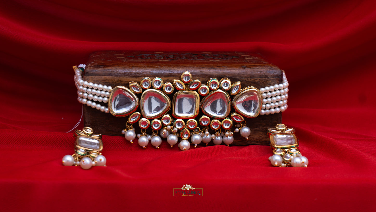 White-choker-kundan-necklace