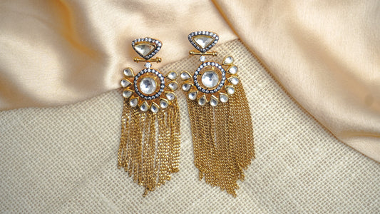 golden-kundan-tassel-earrings