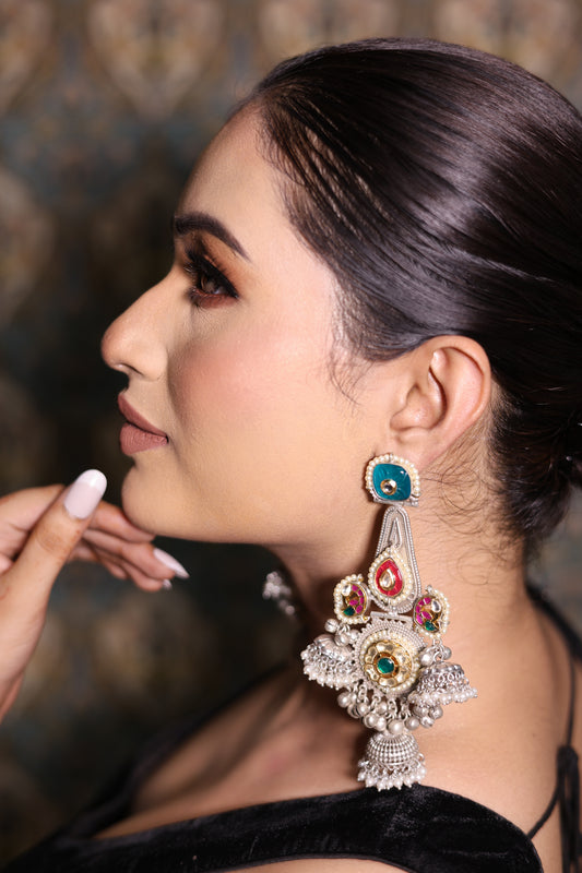 Chandani jhumkas