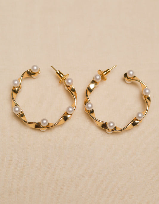 golden-pearl-hoop-earrings