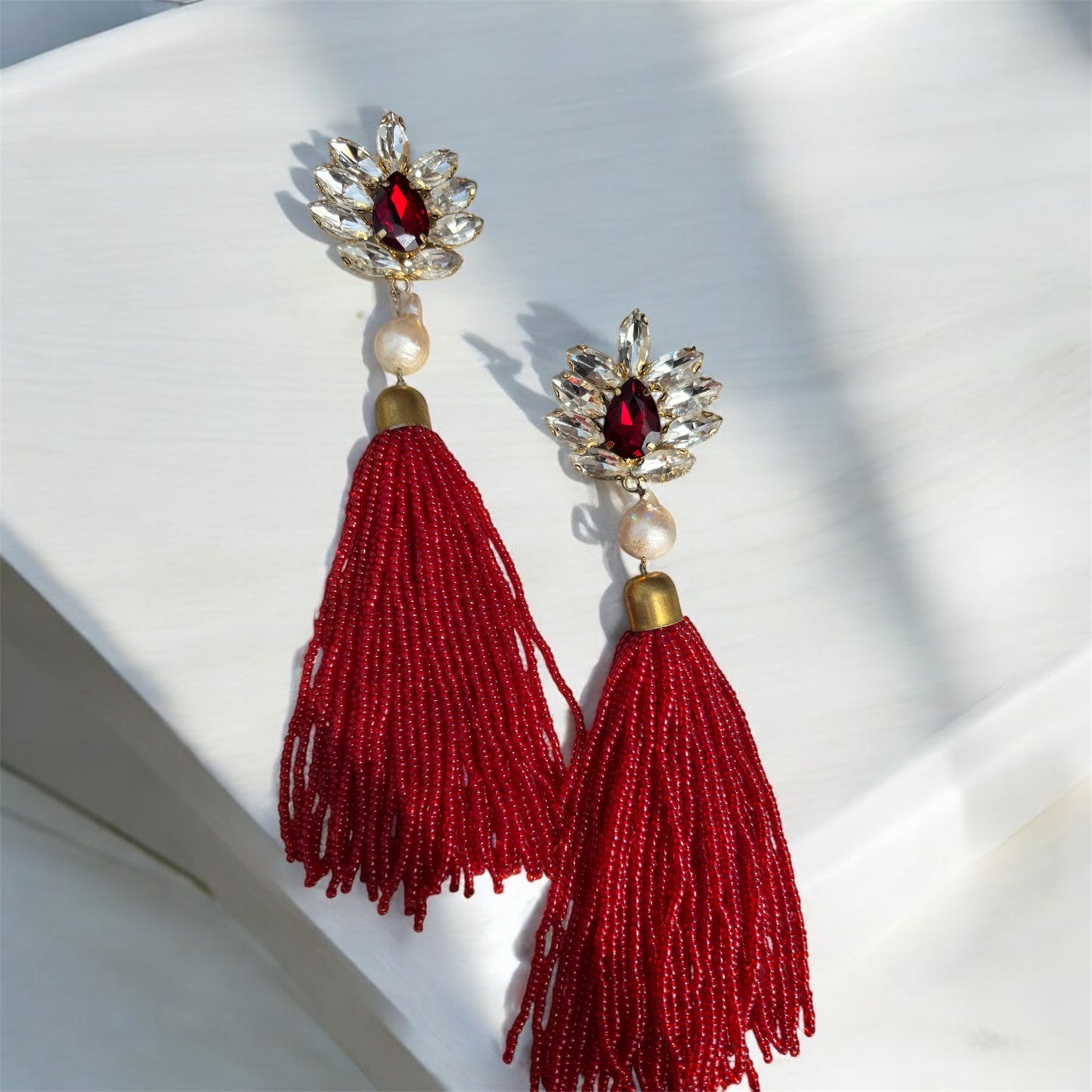 grey-Beaded-Tassel-Earrings